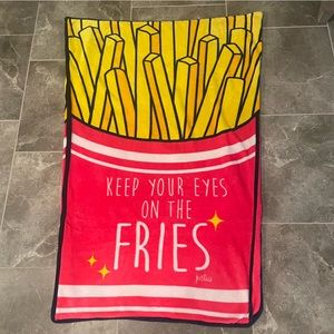 Justice French Fry Oversized Step In Soft Blanket